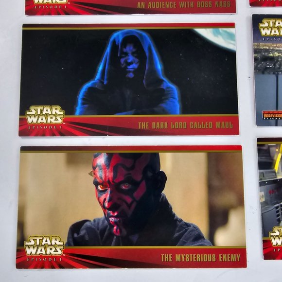 Topps Widevision Star Wars Episode I Trading Cards Lot 8 Cards - Picture 3 of 9